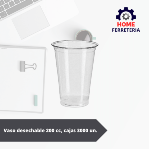 Vaso des 200 cc