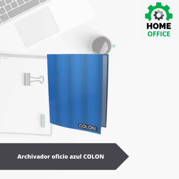 Archivador oficio azul Colon