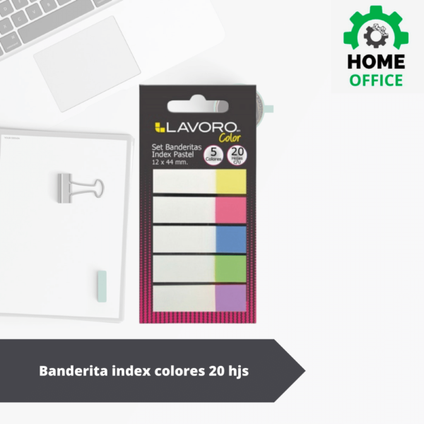 Banderitas index adhesivas colores