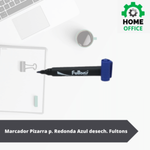 Marcador pr azul desechable Fultons