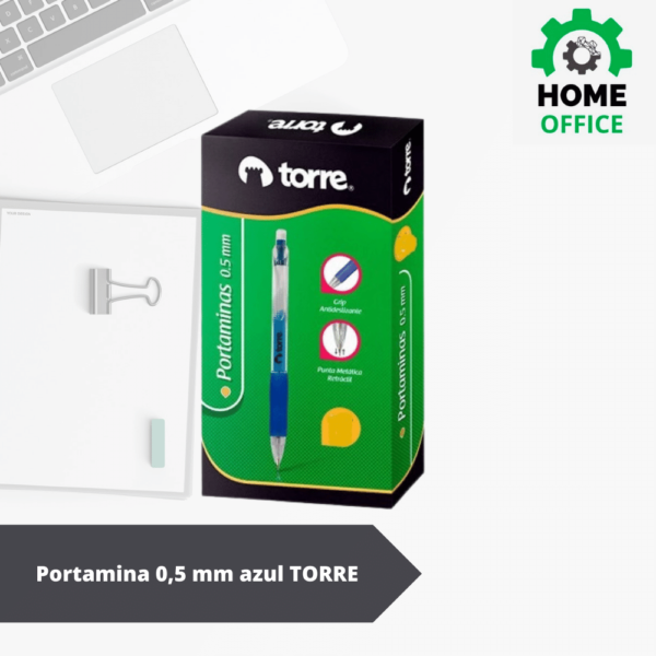 Portaminas 0,5 mm azul Torre