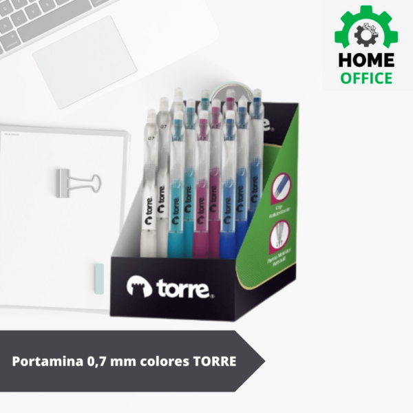 Portaminas 0,7 mm colores Torre