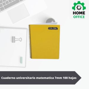 Cuaderno universitario mat