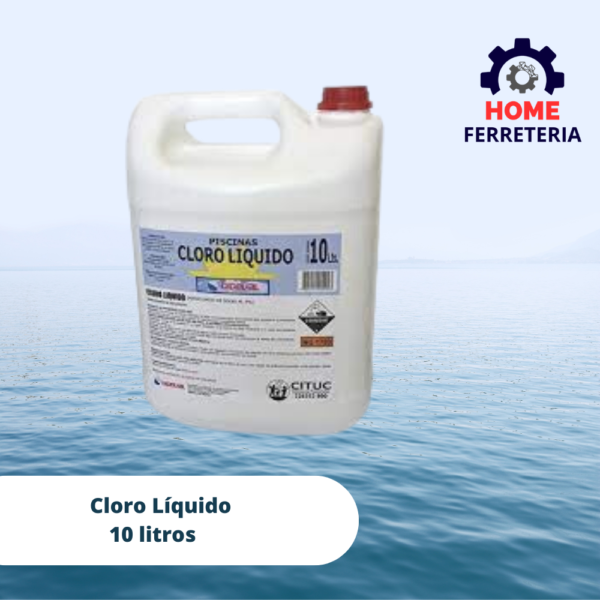 Cloro Liquido 10 litros