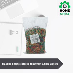 Elastico billete colores 0,5 kilos Dimerc