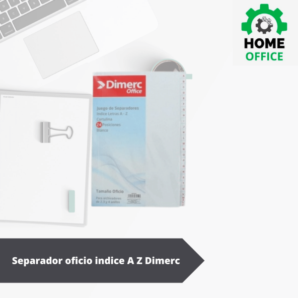 Separador oficio indice A Z Dimerc