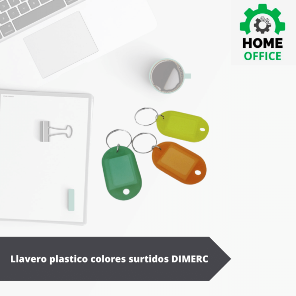 Llavero plastico colores surtidos DIMERC